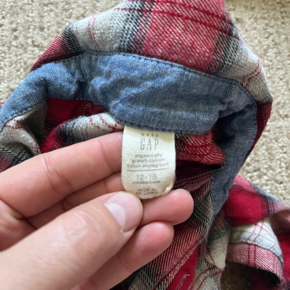 Gap flannel onesie - Picture 2 of 2